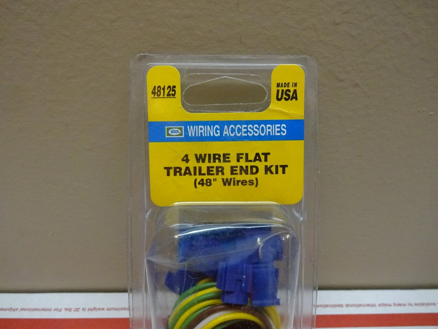 HOPKINS 48125 / 4-WIRE FLAT TRAILER END KIT 48" WIRES / NEW