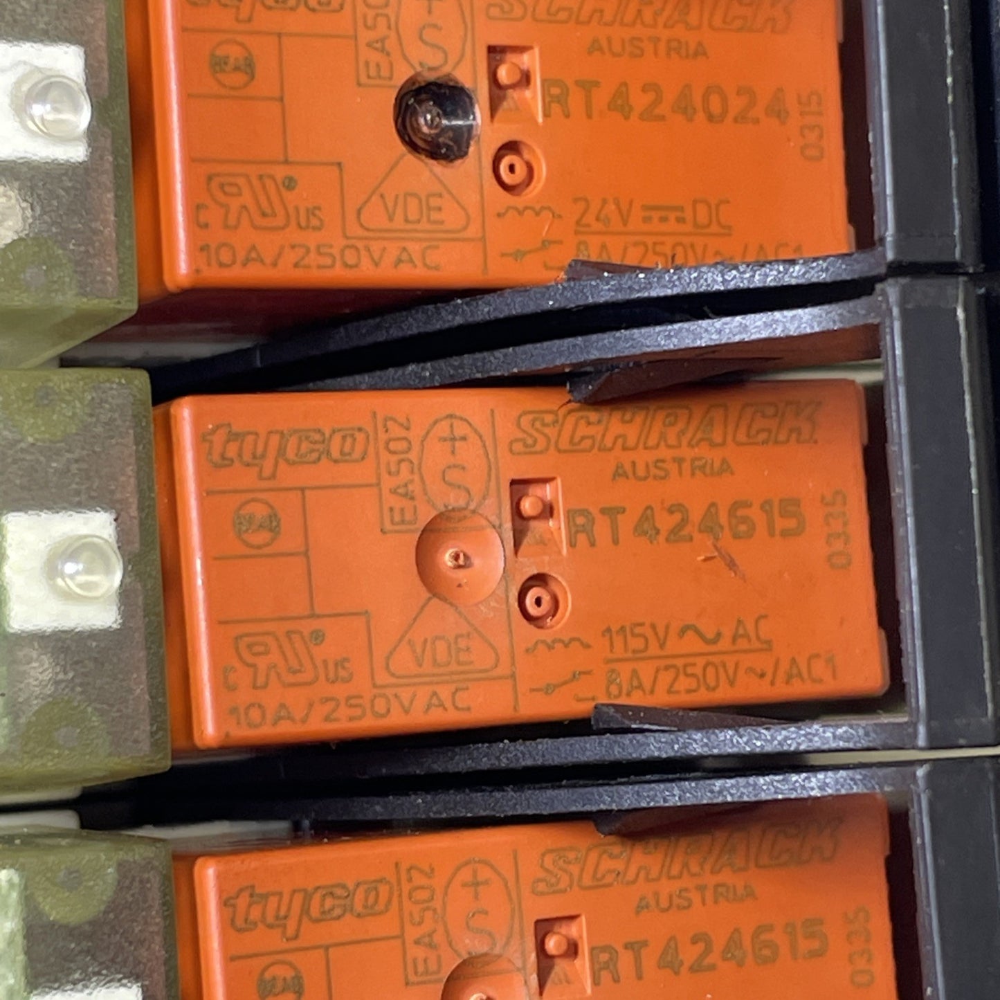 (LOT OF 6) WEIDMULLER 8533771001 PXS 35 DIN RAIL MOUNT RELAY