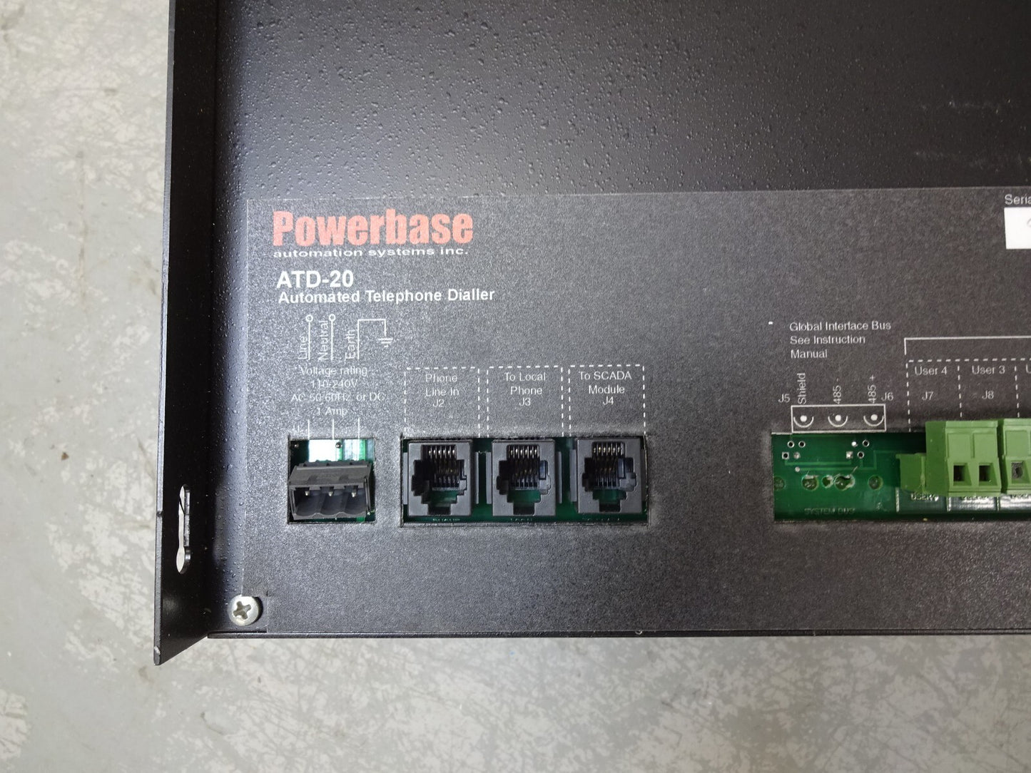 POWERBASE ATD-20 / AUTOMATED TELEPHONE DIALER DIALLER MODULE