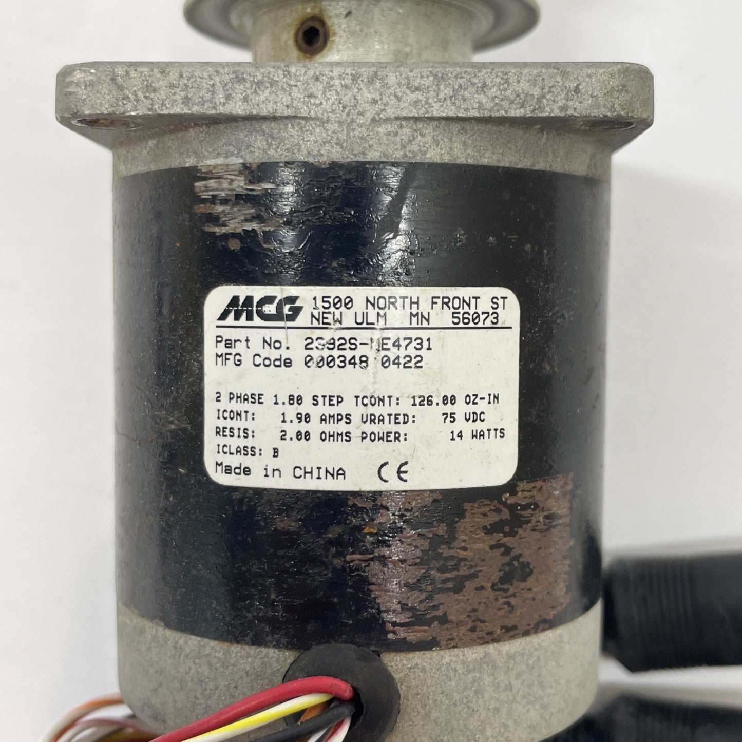 MCG 2392S-ME4731 / 2-Phase Stepper Motor With Integrated Qphase Encoder 1.80