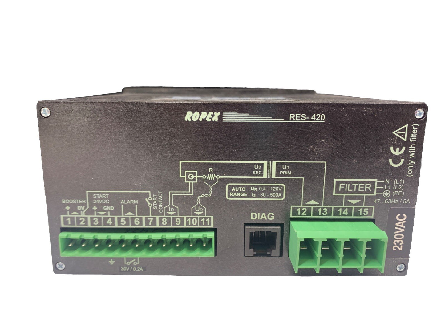 ROPEX RES-420-L 230 VAC *NEW IN OPEN BOX* PART 742012 MADE IN GERMANY