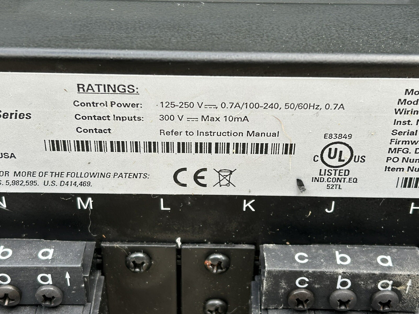 GE MULTILIN F35-N00-HLH-F8F-H4A-M4A-PXX-UXX-WXX F35 FEEDER MANAGEMENT RELAY NEW