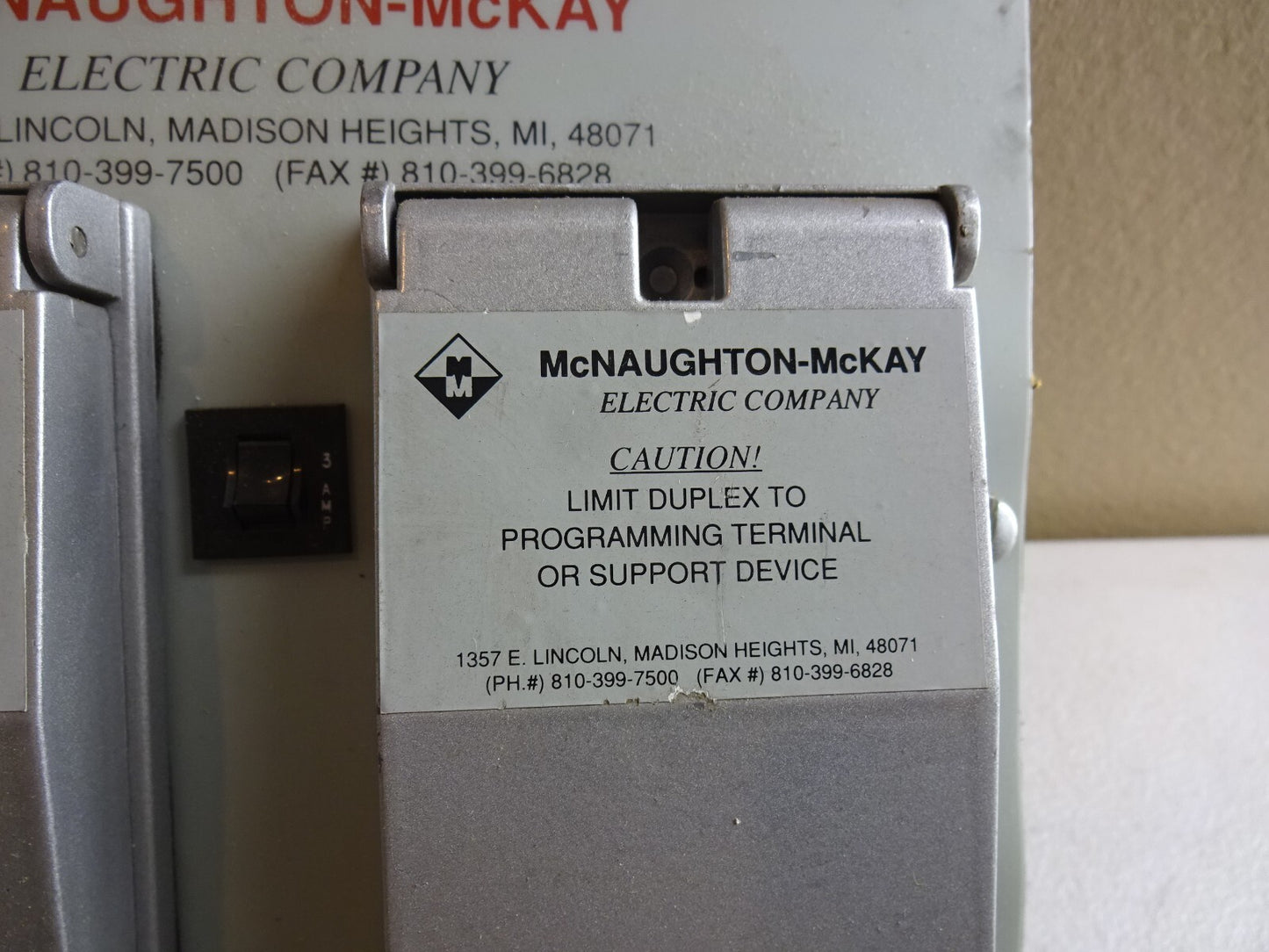 MCNAUGHTON-MCKAY MCMC-CP-DH+ DATA HIGHWAY CONVENIENCE PORT LIMIT DUPLEX