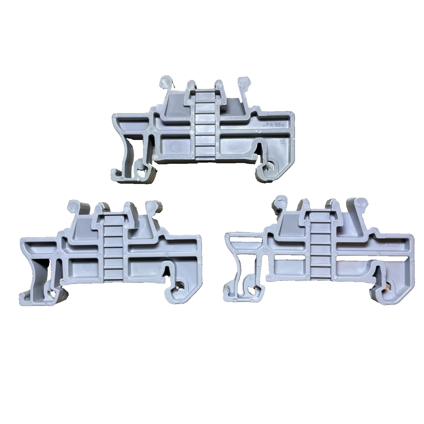 (LOT OF 3) PHOENIX CONTACT CLIPFIX 35 TERMINAL BLOCK END BRACKET NSNB