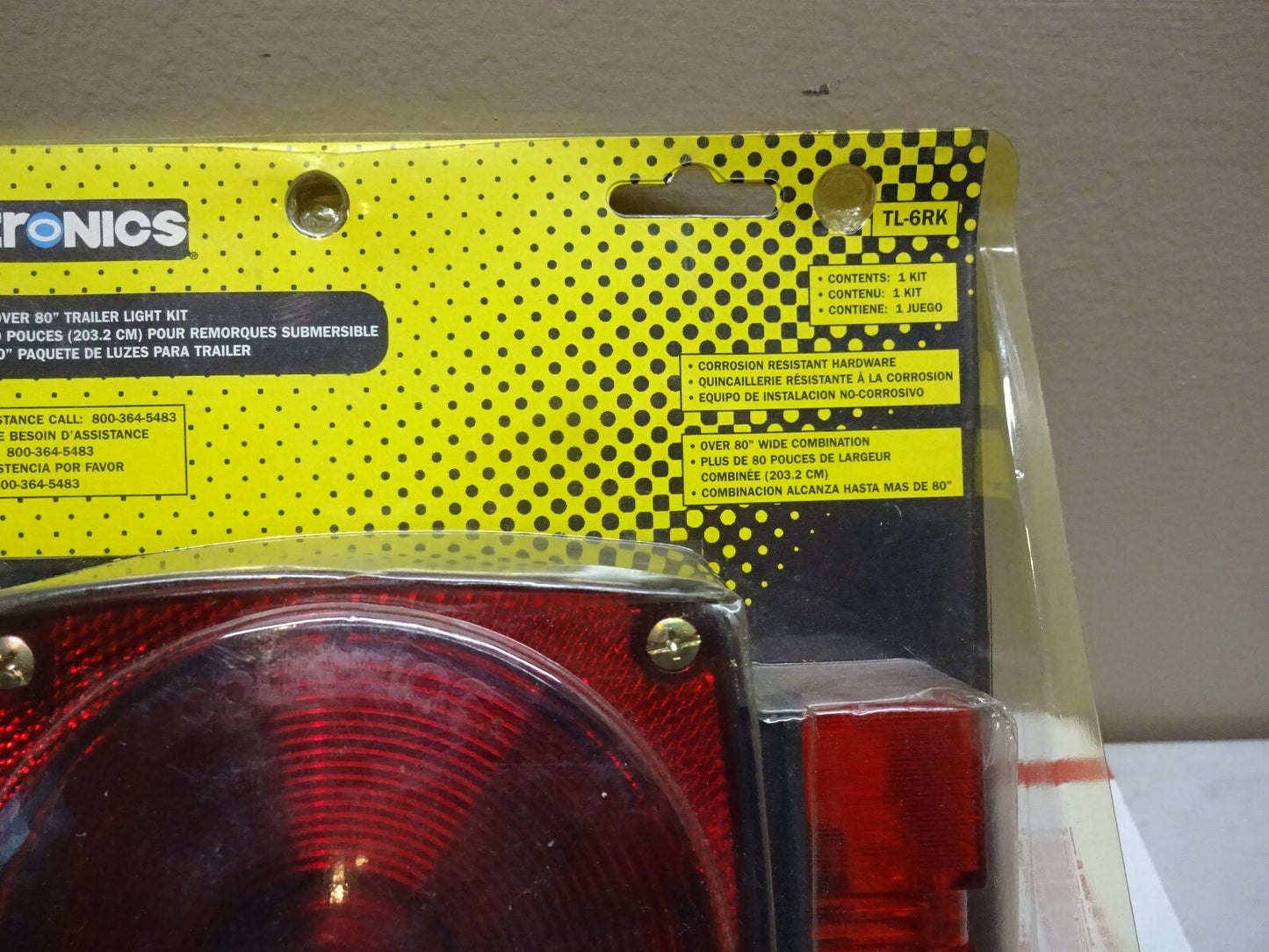 OPTRONICS TL-6RK / SUBMERSIBLE OVER 80" TRAILER LIGHT KIT / NEW