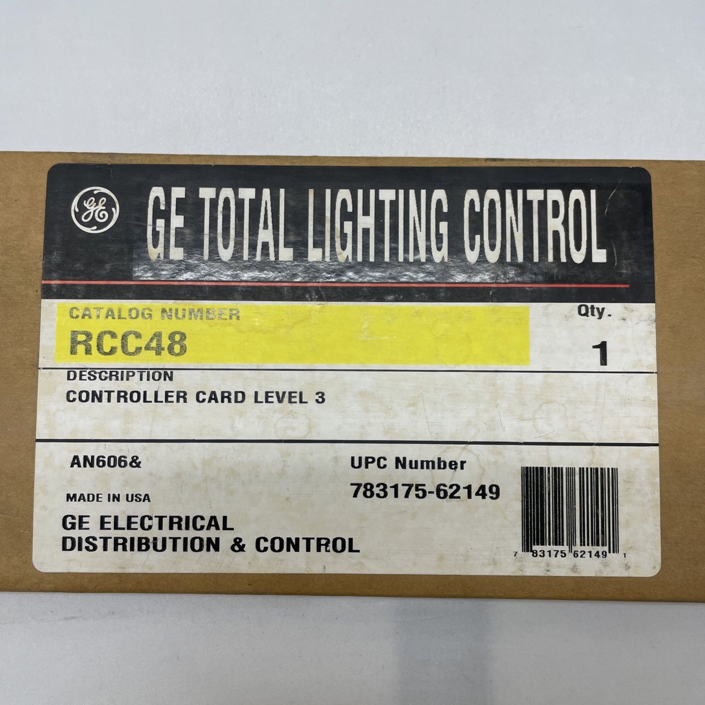 General Electric RCC48 Total Lighting Control Board Simple(NEW)