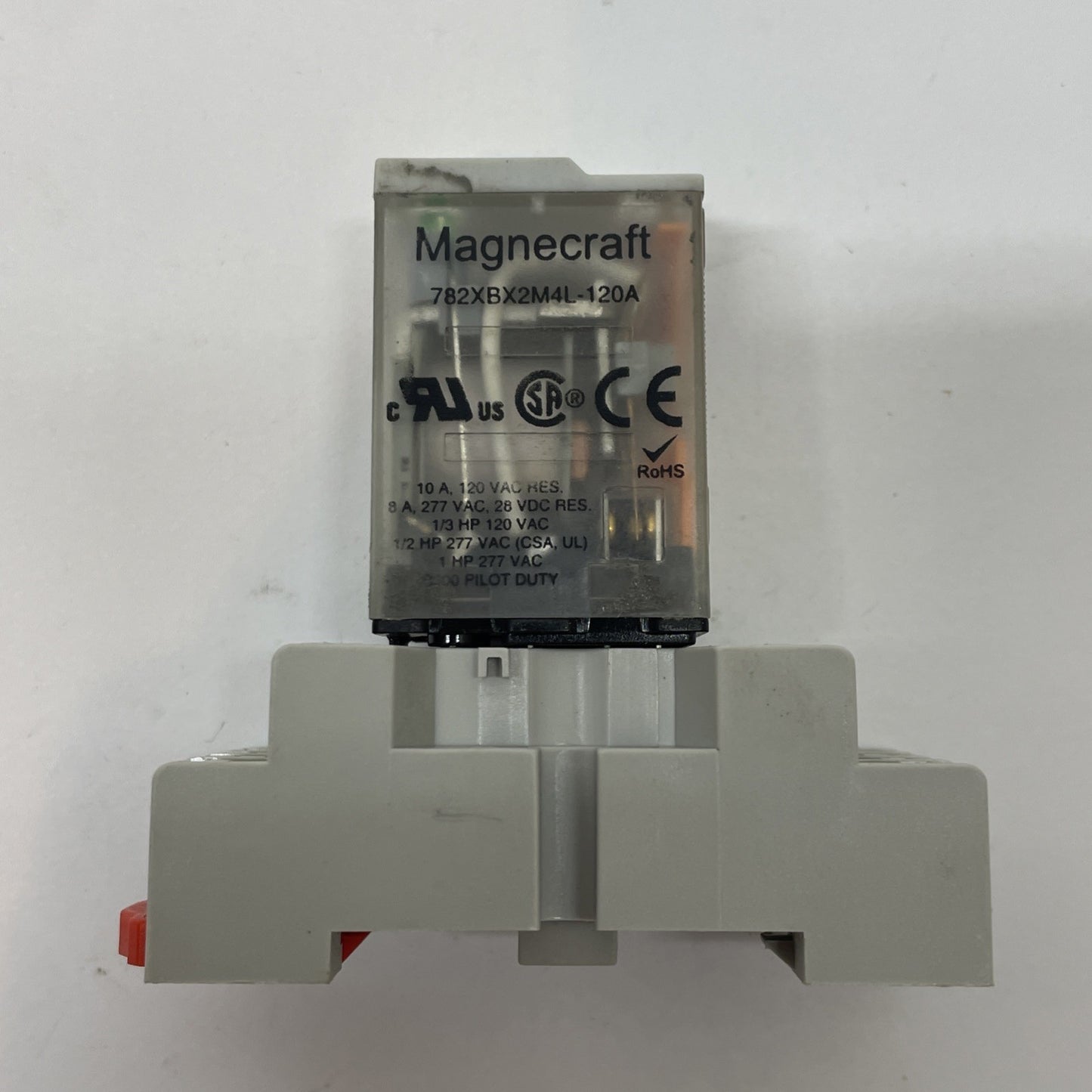 SCHNEIDER MAGNECRAFT 10A 120V COIL RELAY 782XBX2M4L-120A