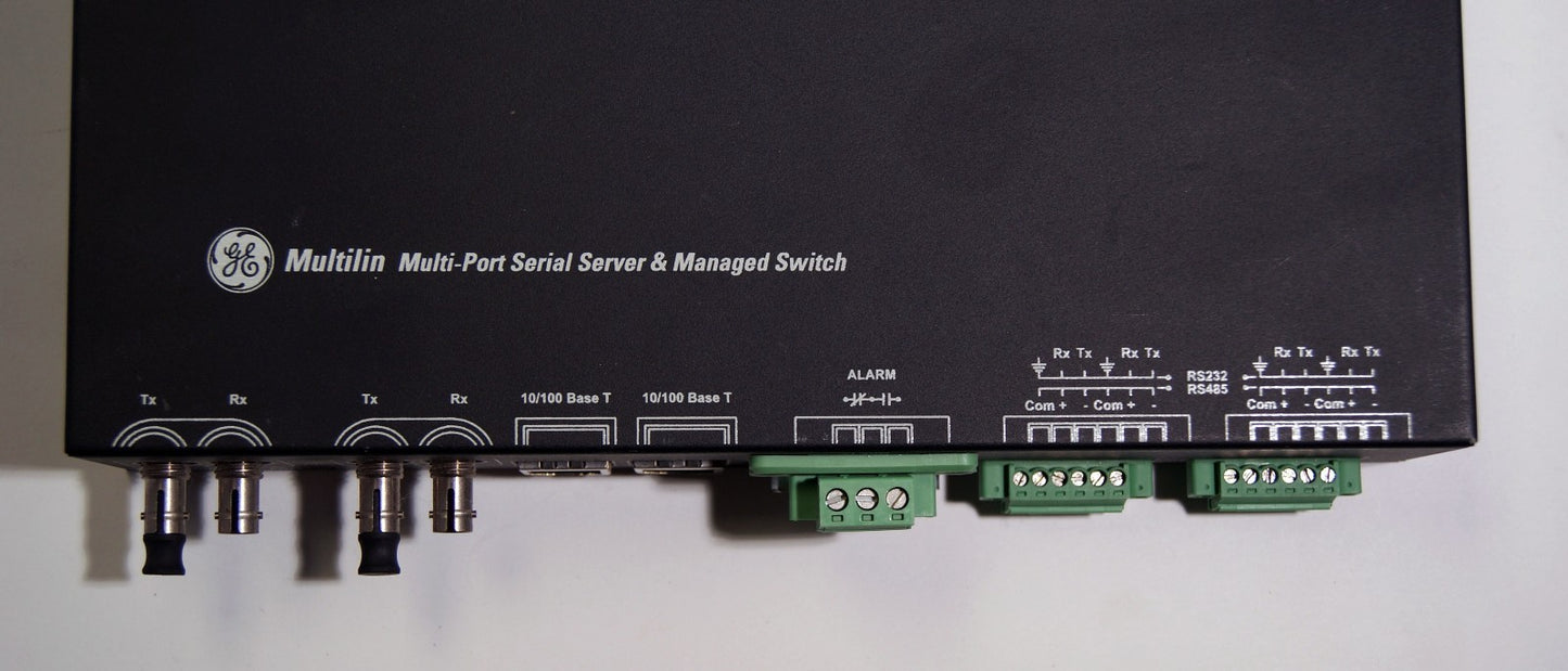 GE Multilin MultiNet4 Multi-Port Serial Server & Managed Switch