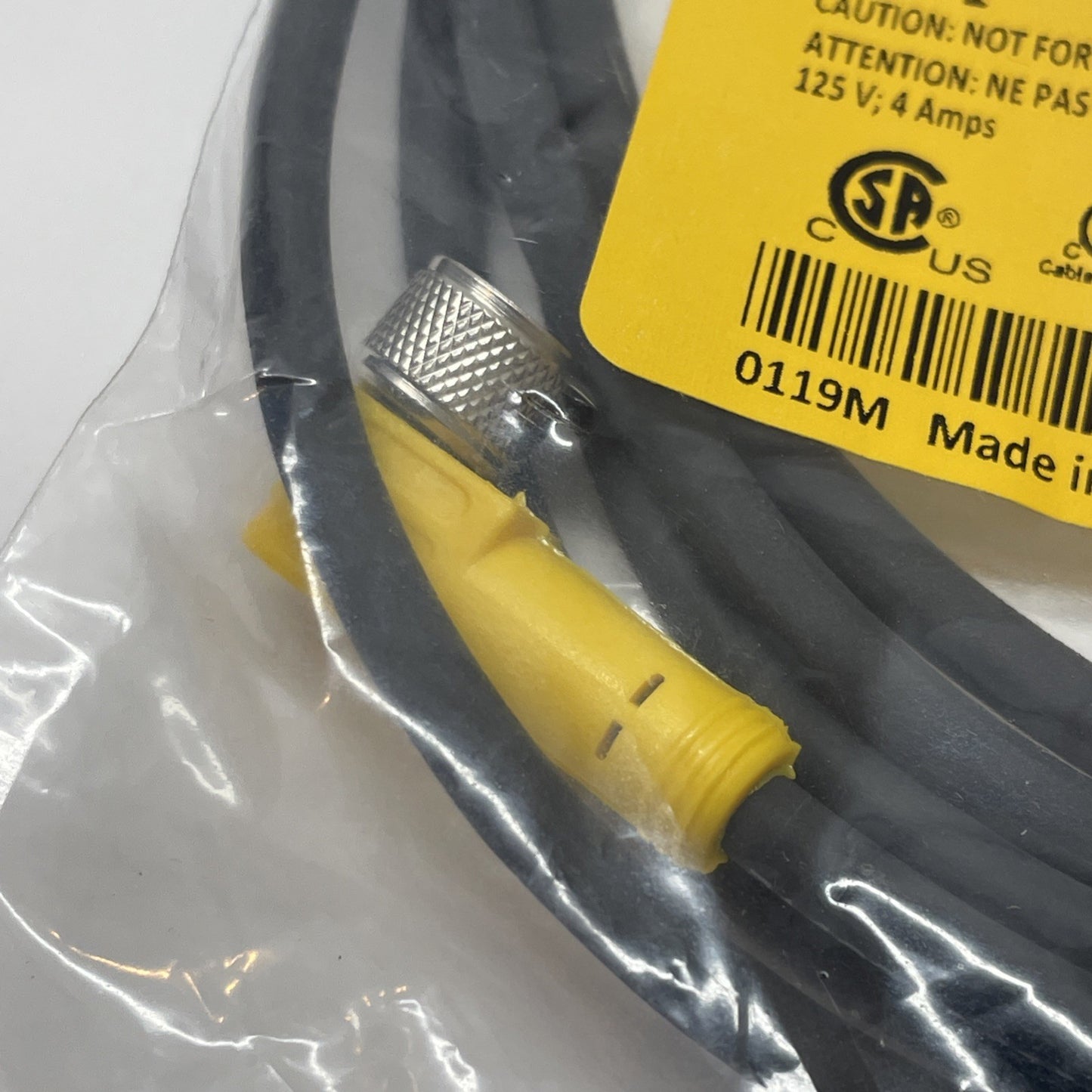 NEW Turck PKW 3M-2/S90 Cordset M8 Female Right-Angle 3-Pin 2m U0071