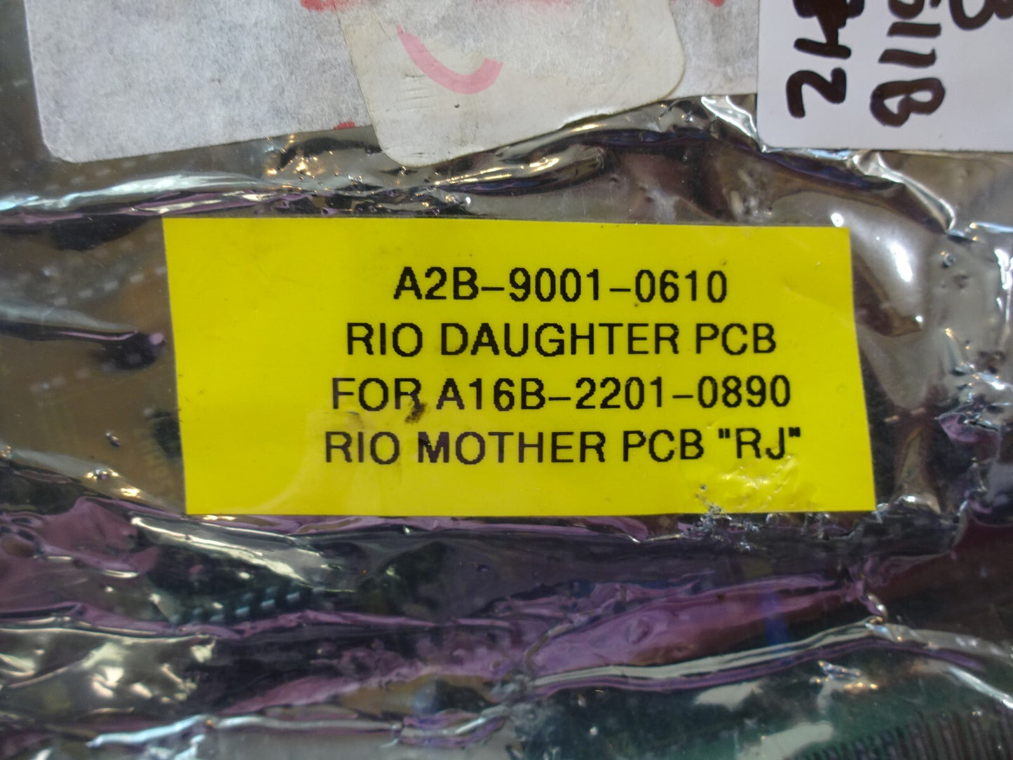 FANUC A20B-9001-0610/02A / RIO DAUGHTER FOR MOTHER PCB RJ / A16B-2201-0890