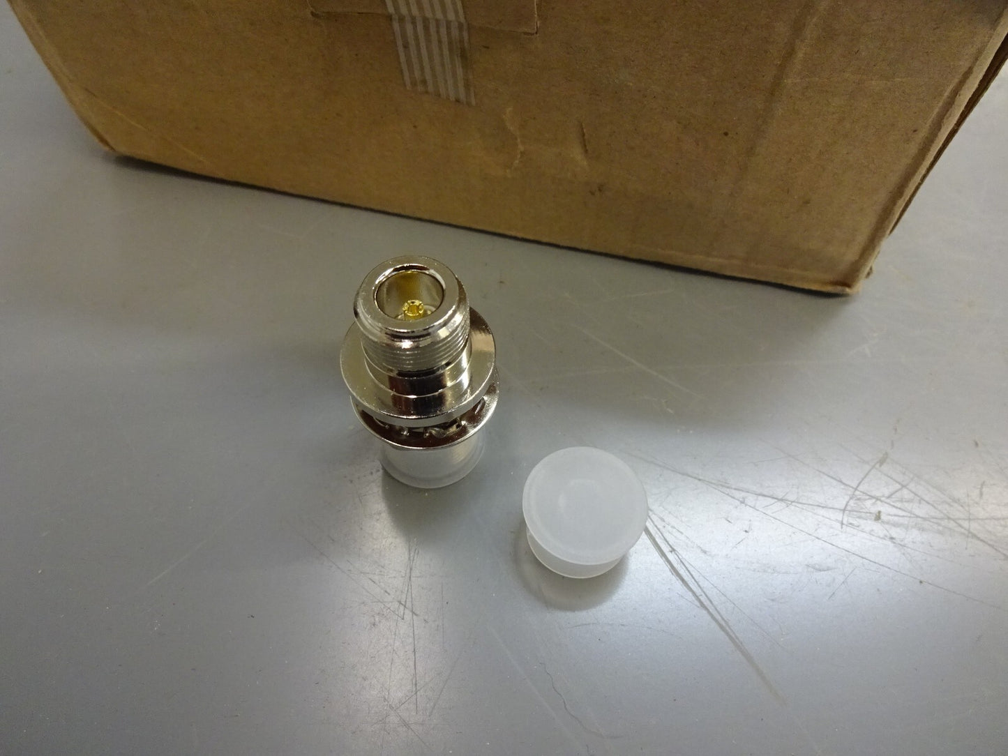 N FEMALE BULKHEAD TO N FEMALE ADAPTER / WSI / WS-NKKY / LOT OF 30 NEW