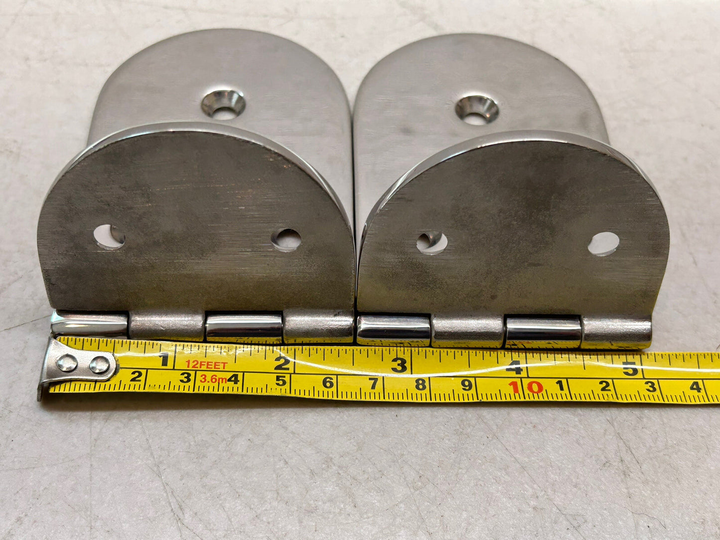HINGE STAINLESS STEEL 5.75" X 2.5" MARINE BOAT / LOT OF 2 NEW