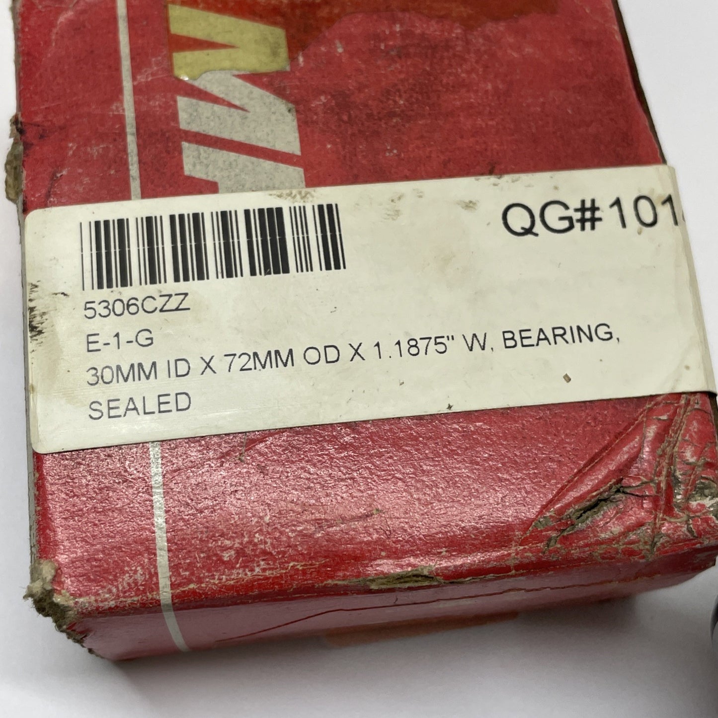 SKF 5306CZZ-H501 / 5306CZZ Double Row Angular Contact Ball Bearing 30x72x30mm