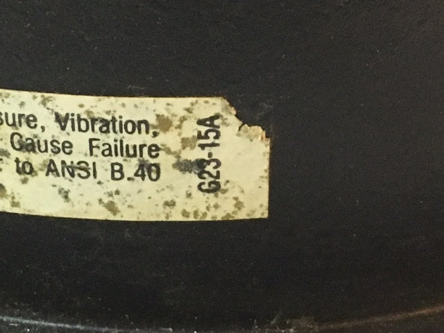 Weksler Instruments G23-15A G2315A Pressure Gauge