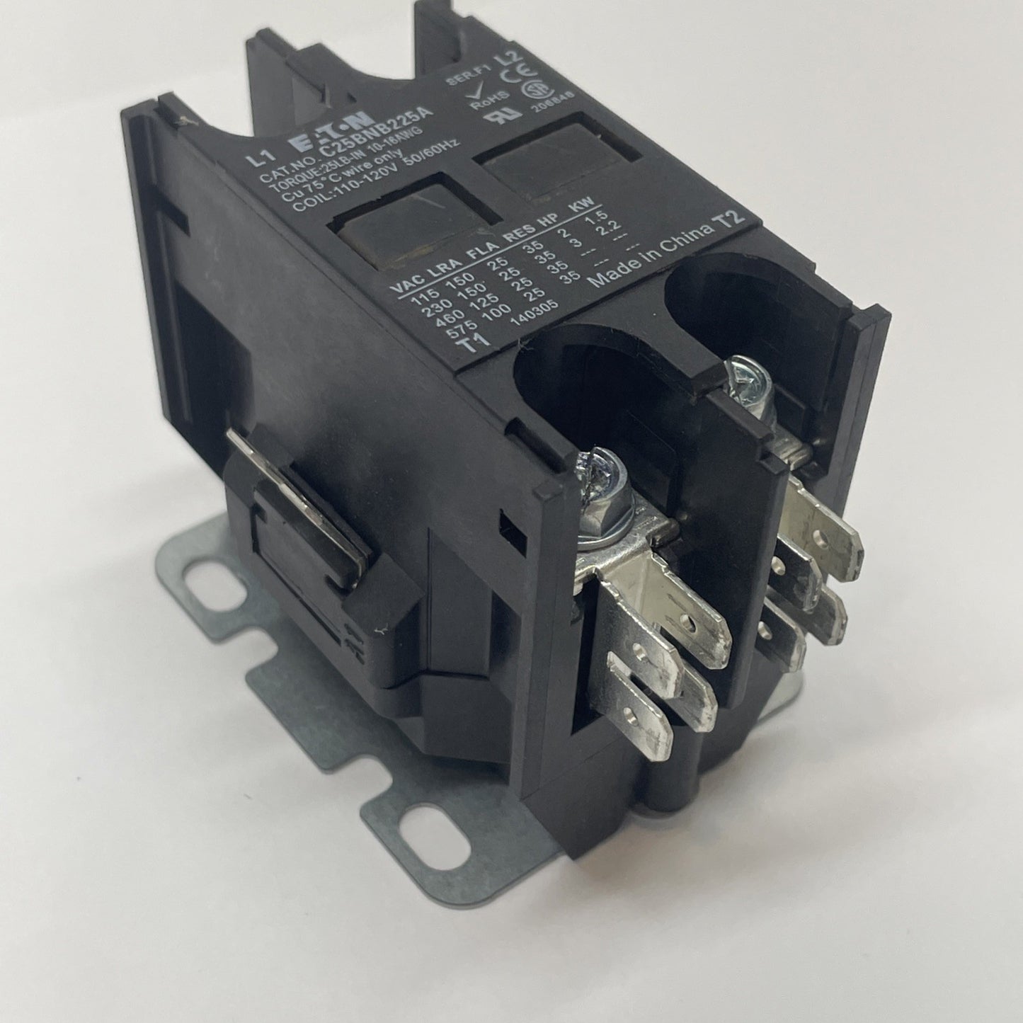 Eaton C25BNB225A Definite Purpose Contactor SER. F1