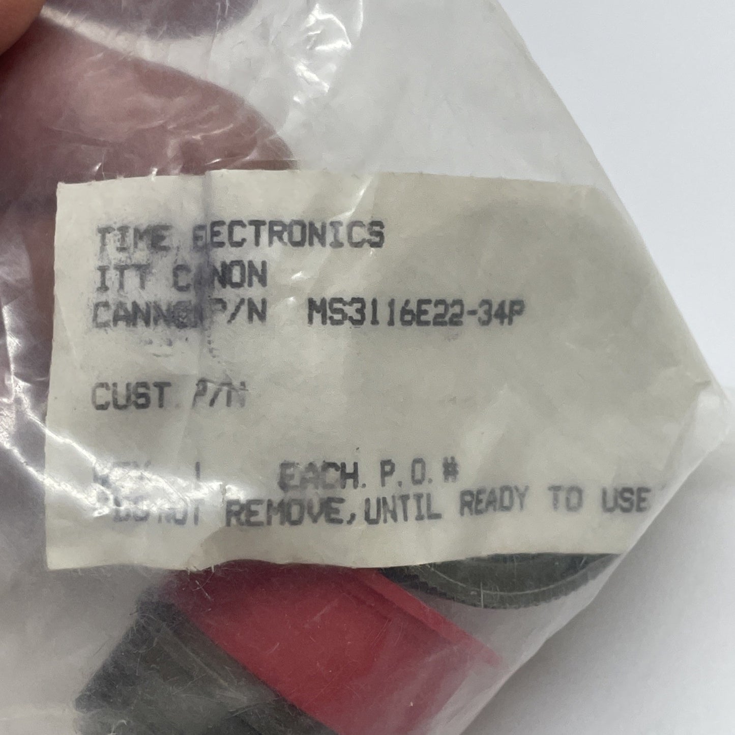 CANNON MS3116E22-34P Plug Circular MIL-Spec Connector