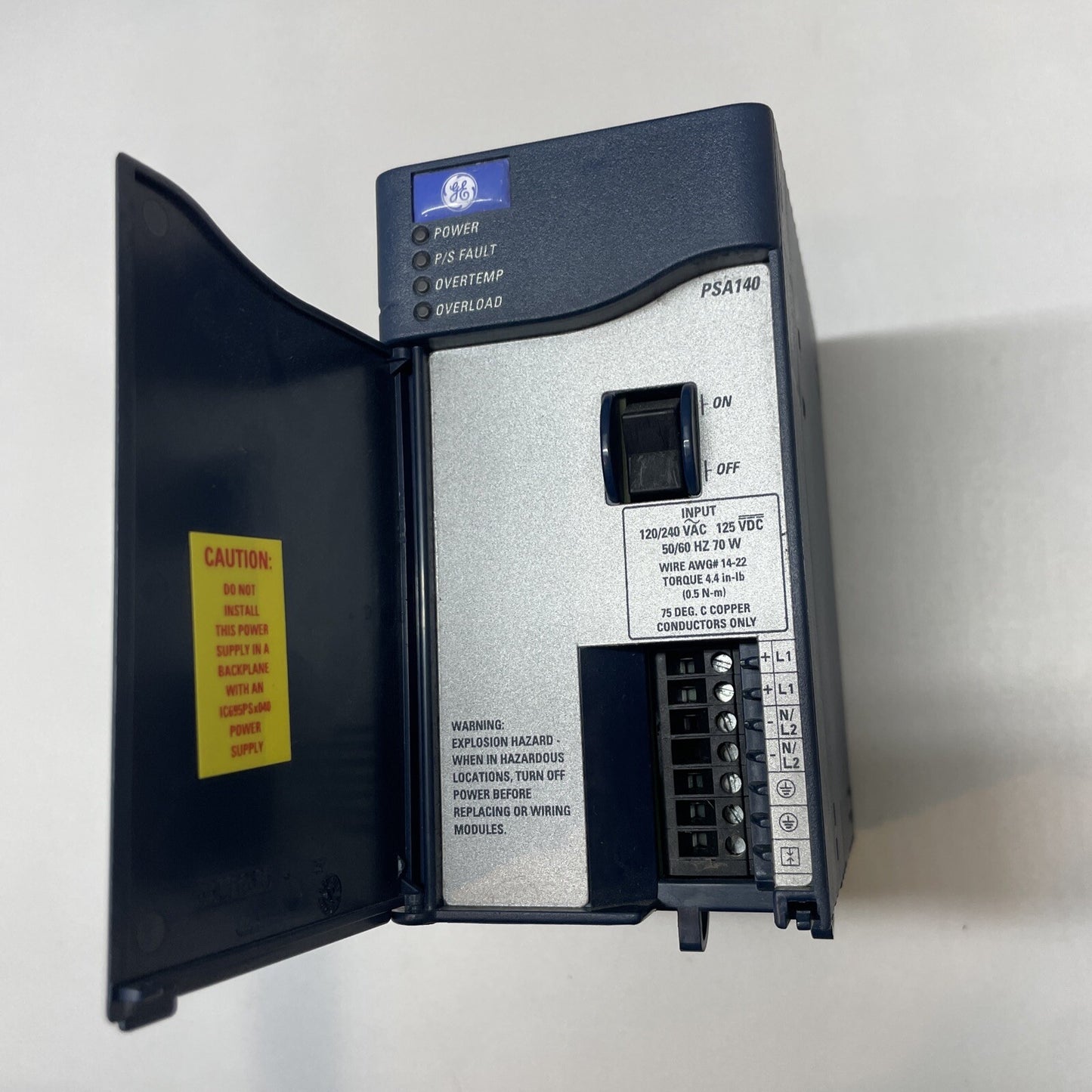 GE RX3i Power Supply Module IC695PSA140F