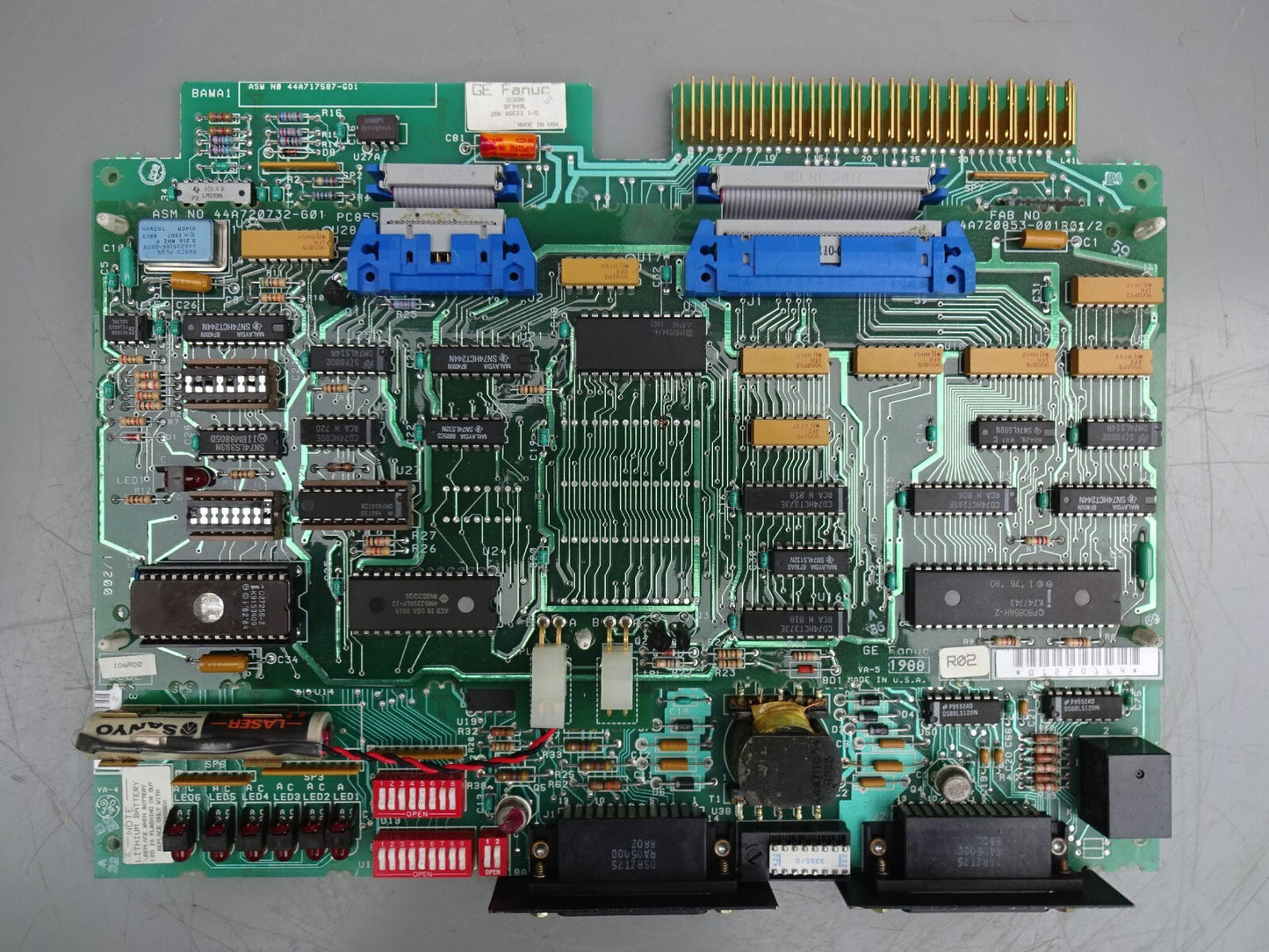 GE FANUC IC600BF949L / IC600BF949 COMMUNICATION MODULE CIRCUIT BOARD 28K ASCII