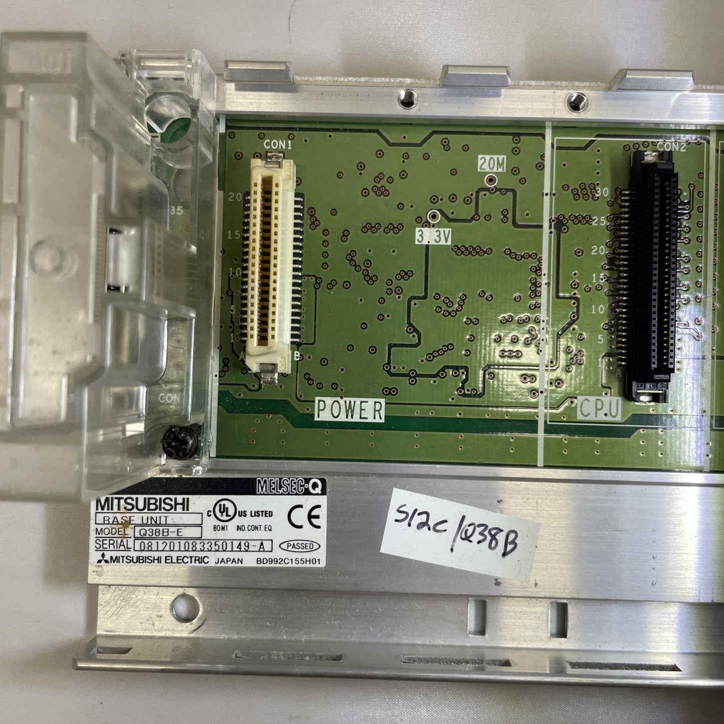 MITSUBISHI MELSEC-Q BASE UNIT Q38B-E