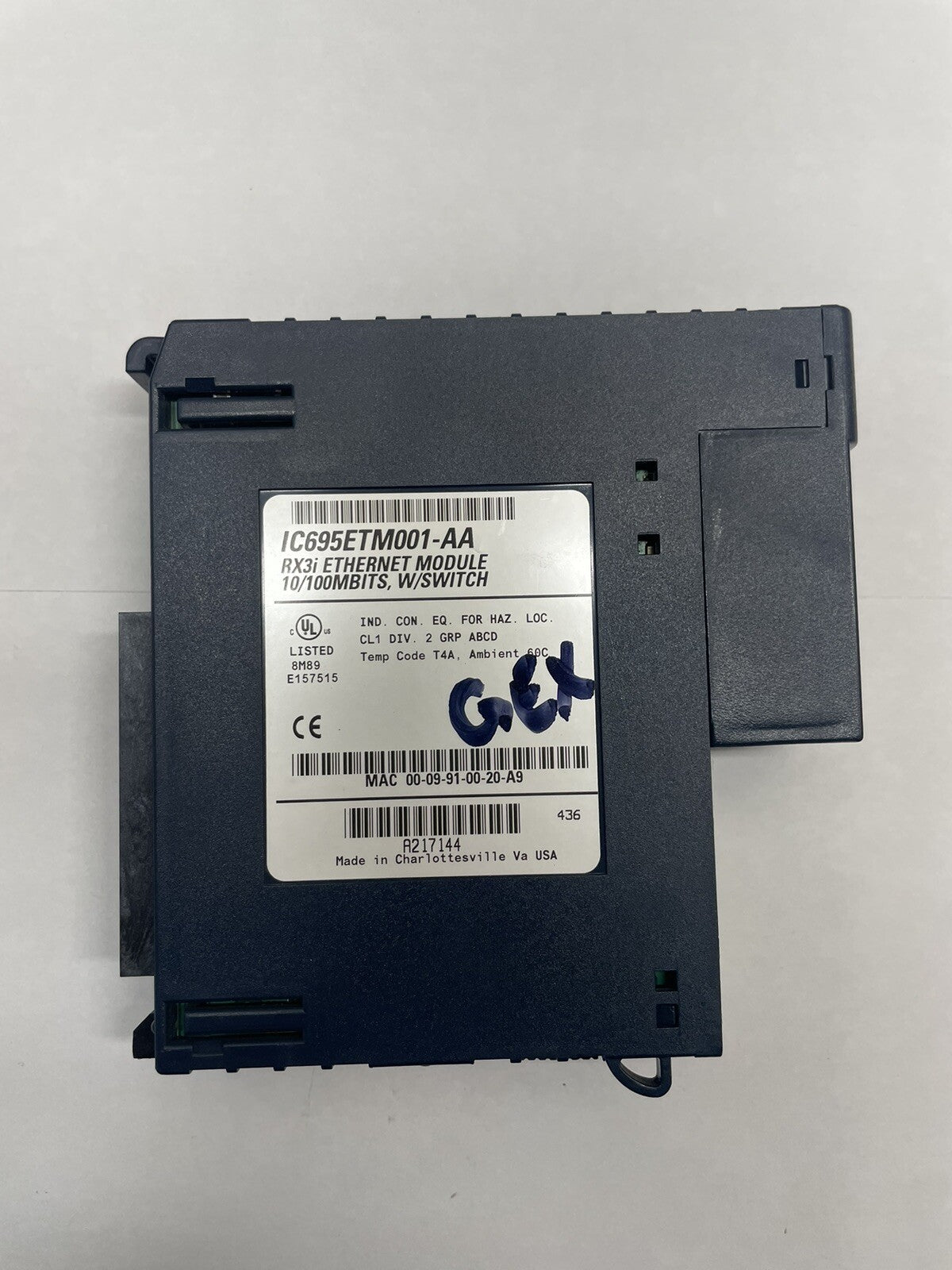 GE Fanuc IC695ETM001-AA RX3i Ethernet Module 10/100MBITS