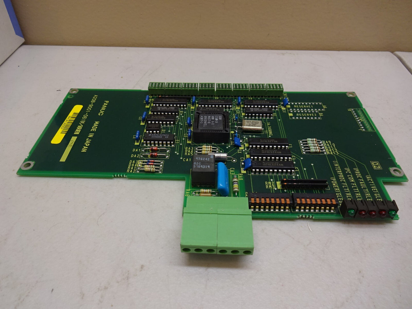 FANUC A20B-9001-0610/02A / RIO DAUGHTER FOR MOTHER PCB RJ / A16B-2201-0890