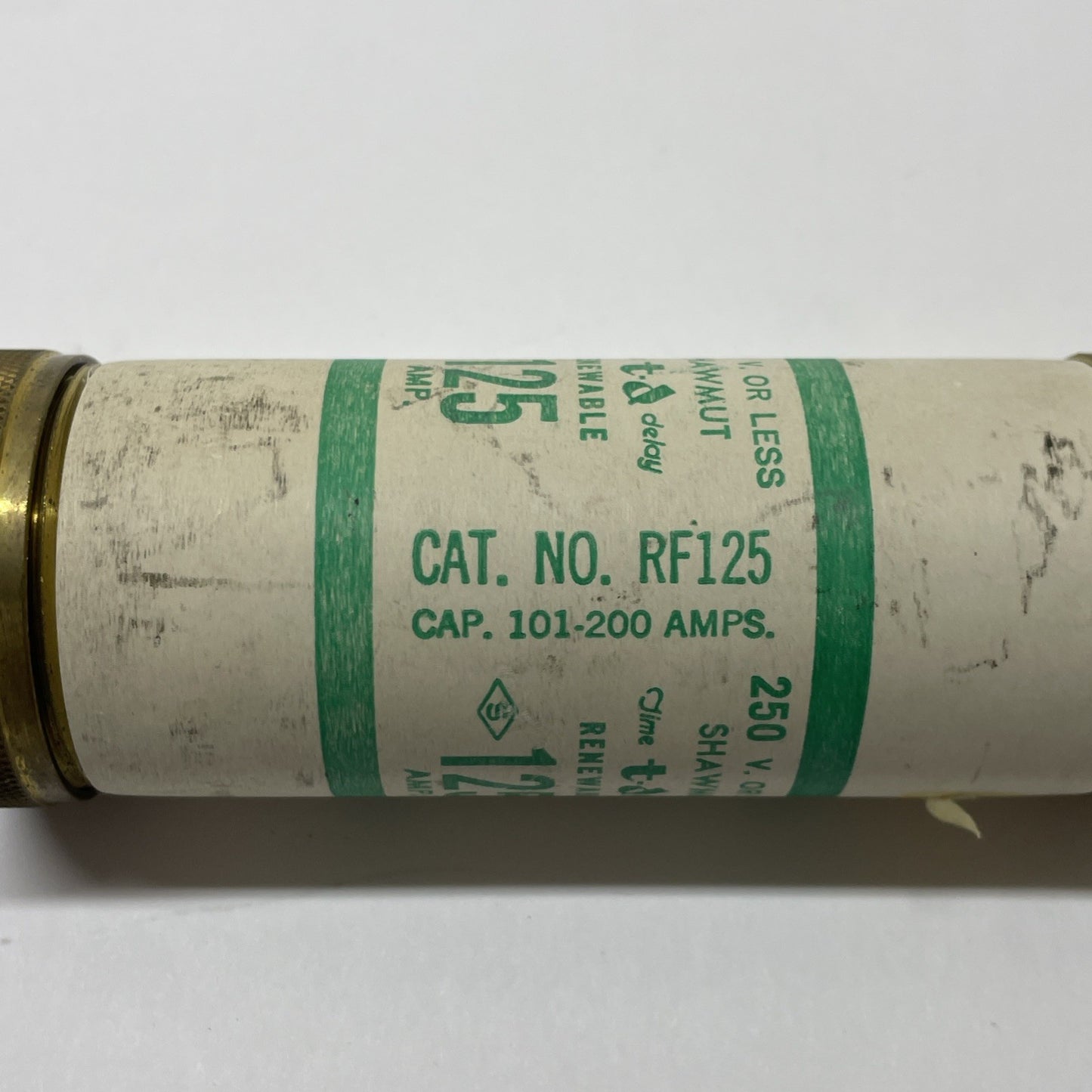 Shawmut RF125 (125A) 250VAC Class H Renewable Fuse