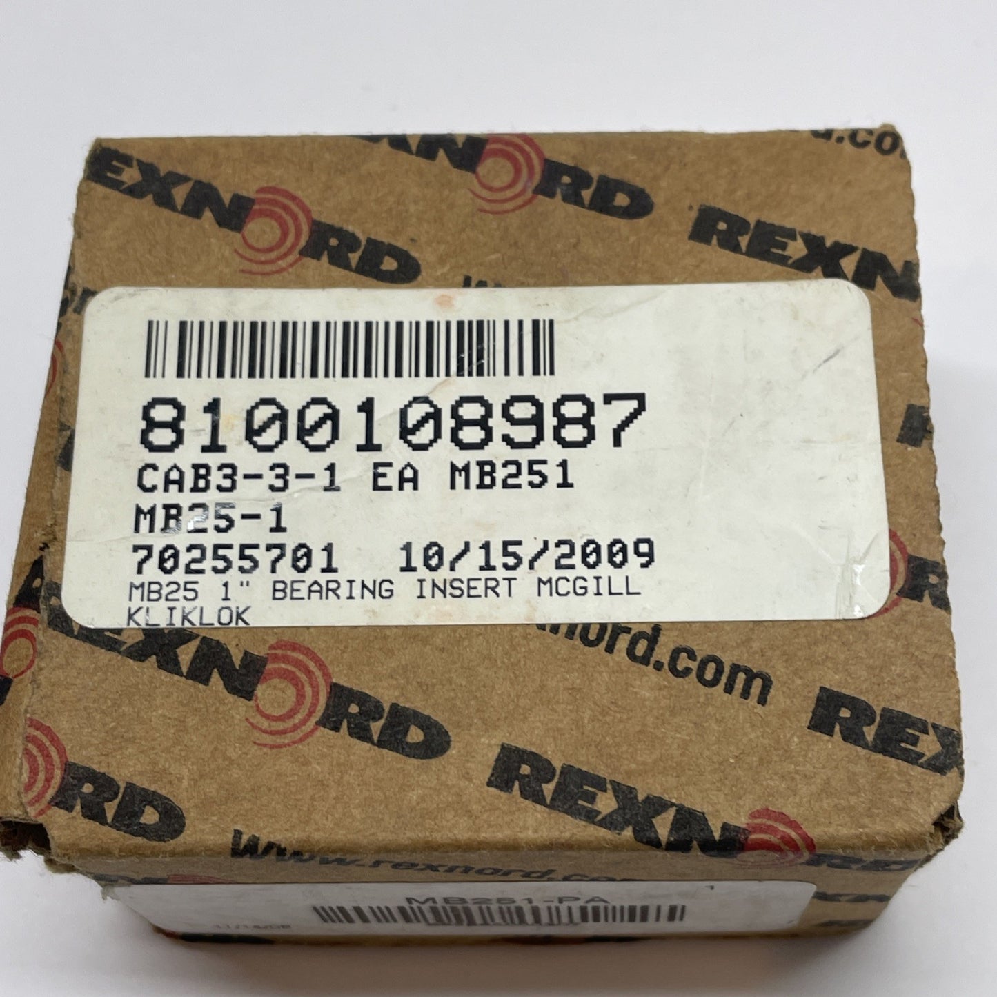 MB251-PA Ball Insert Bearing 1" Shaft With Set Screws