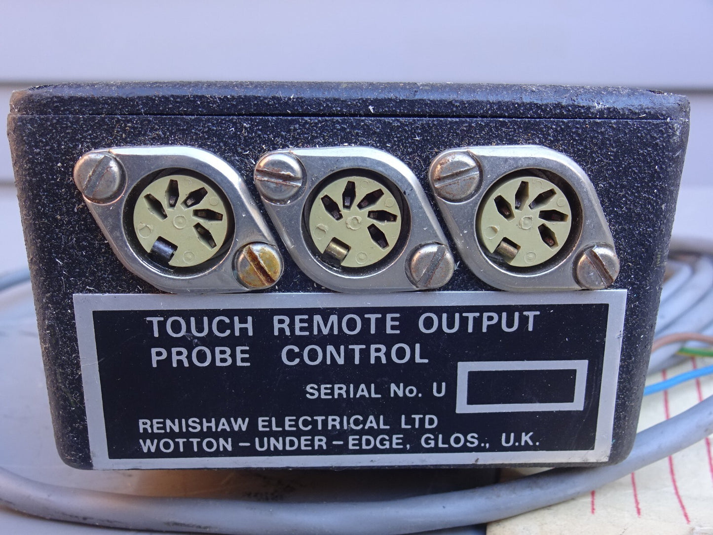 RENISHAW RPM01 / TOUCH REMOTE OUTPUT PROBE CONTROL / 110V 50-60HZ FUSE 250mA