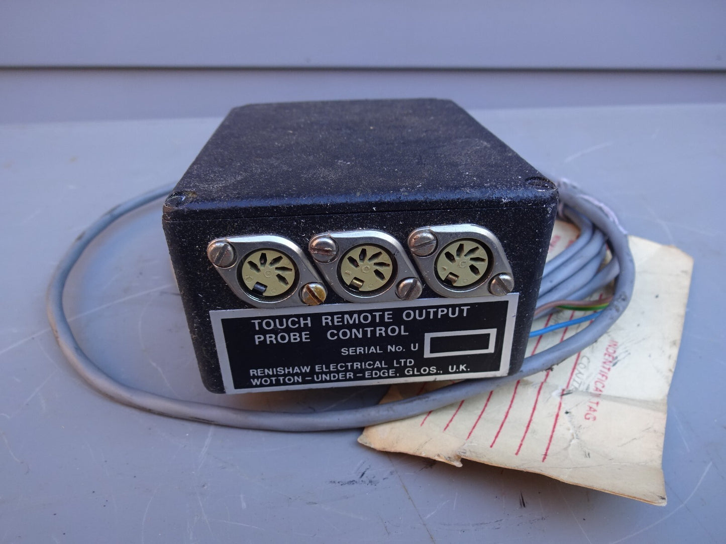 RENISHAW RPM01 / TOUCH REMOTE OUTPUT PROBE CONTROL / 110V 50-60HZ FUSE 250mA