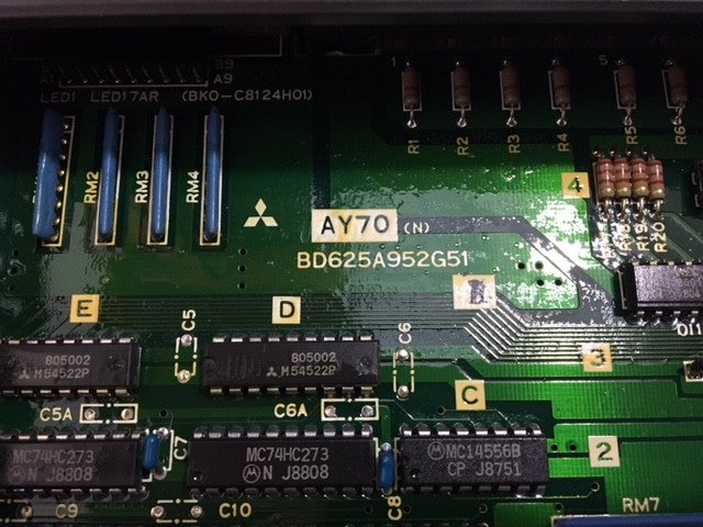 MITSUBISHI MELSEC AY70 PROGRAMMABLE CONTROLLER MODULE (BD635A952G51)