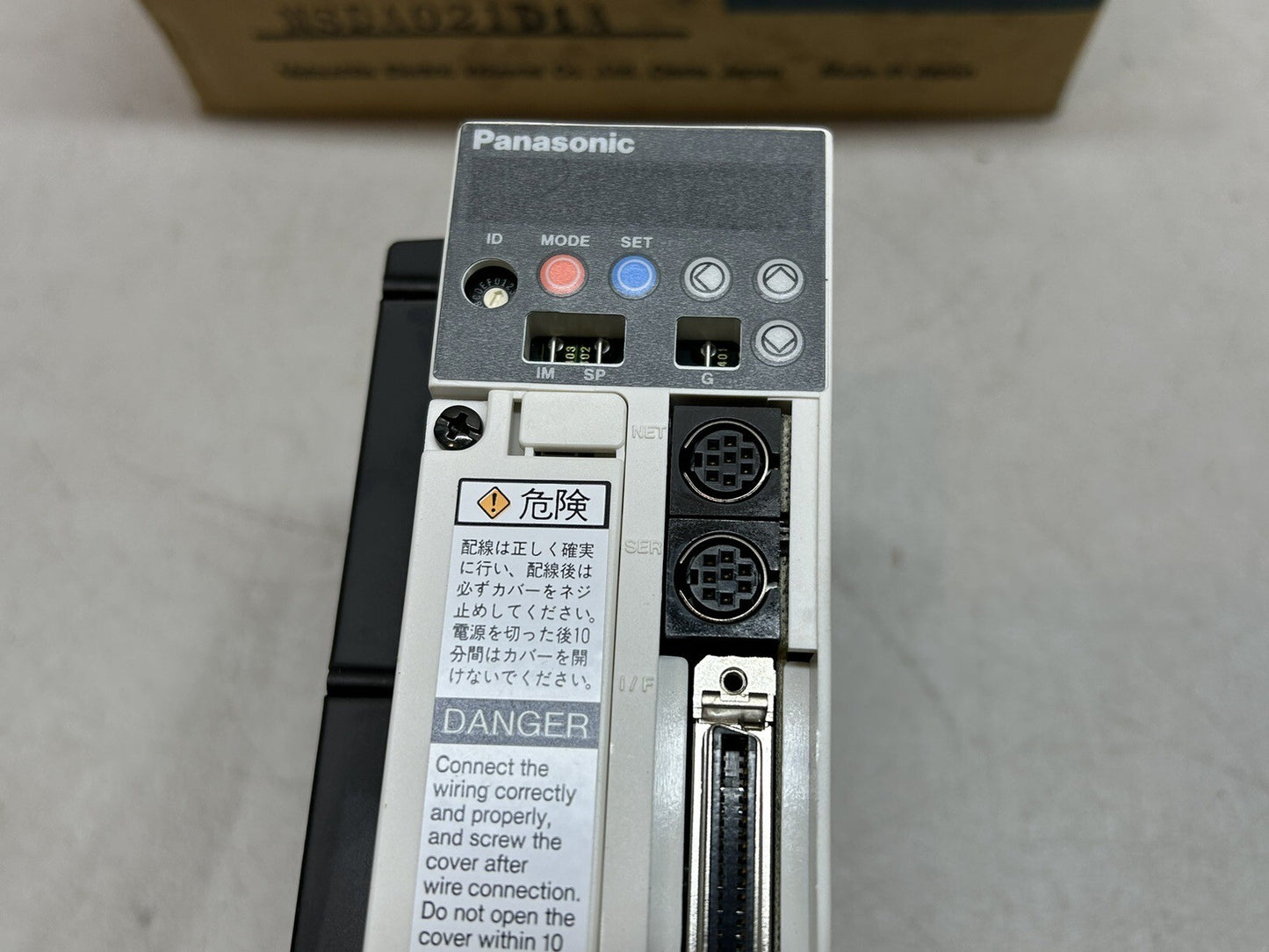 PANASONIC MSDA021D1A / AC SERVO DRIVER 100V 200W / NEW