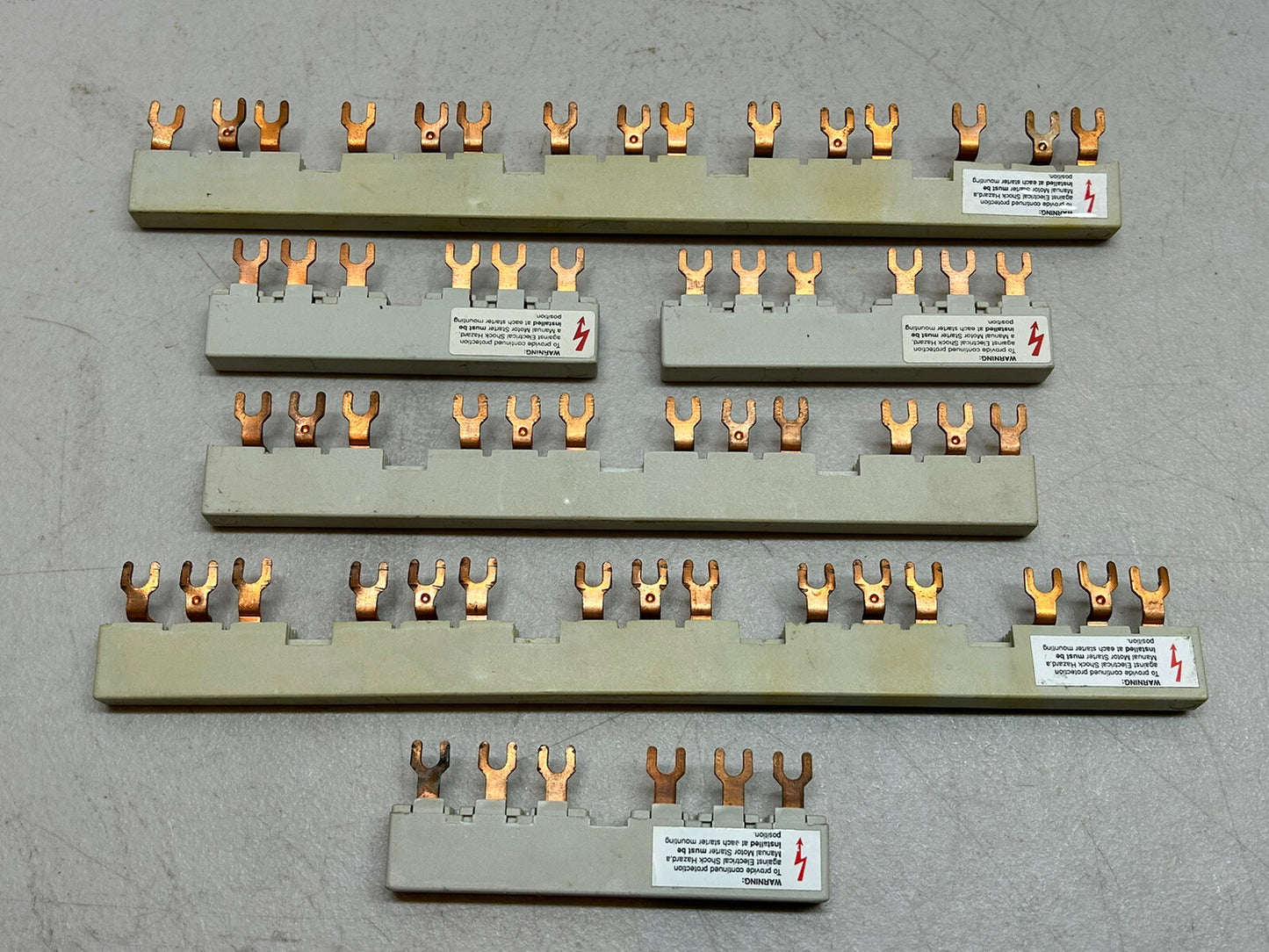 COMMONING LINKS / 3 PHASE / 2 - 4 - 5 DEVICES / MIXED LOT OF 6