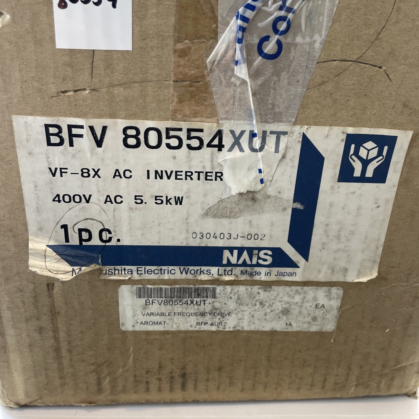 Panasonic VF-8X BFV80554XUT Inverter 5.5KW 400V 3-Phase Variable Frequency Drive