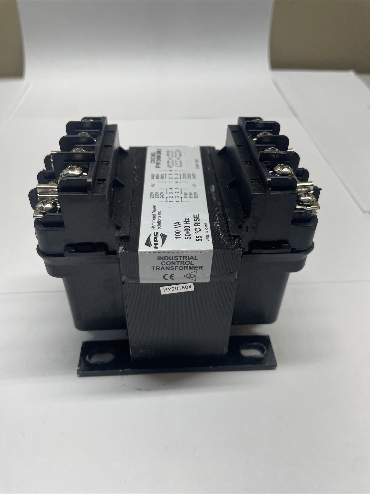 HPS Hammond Power Control Transformer Cat No. PH100MQMJ