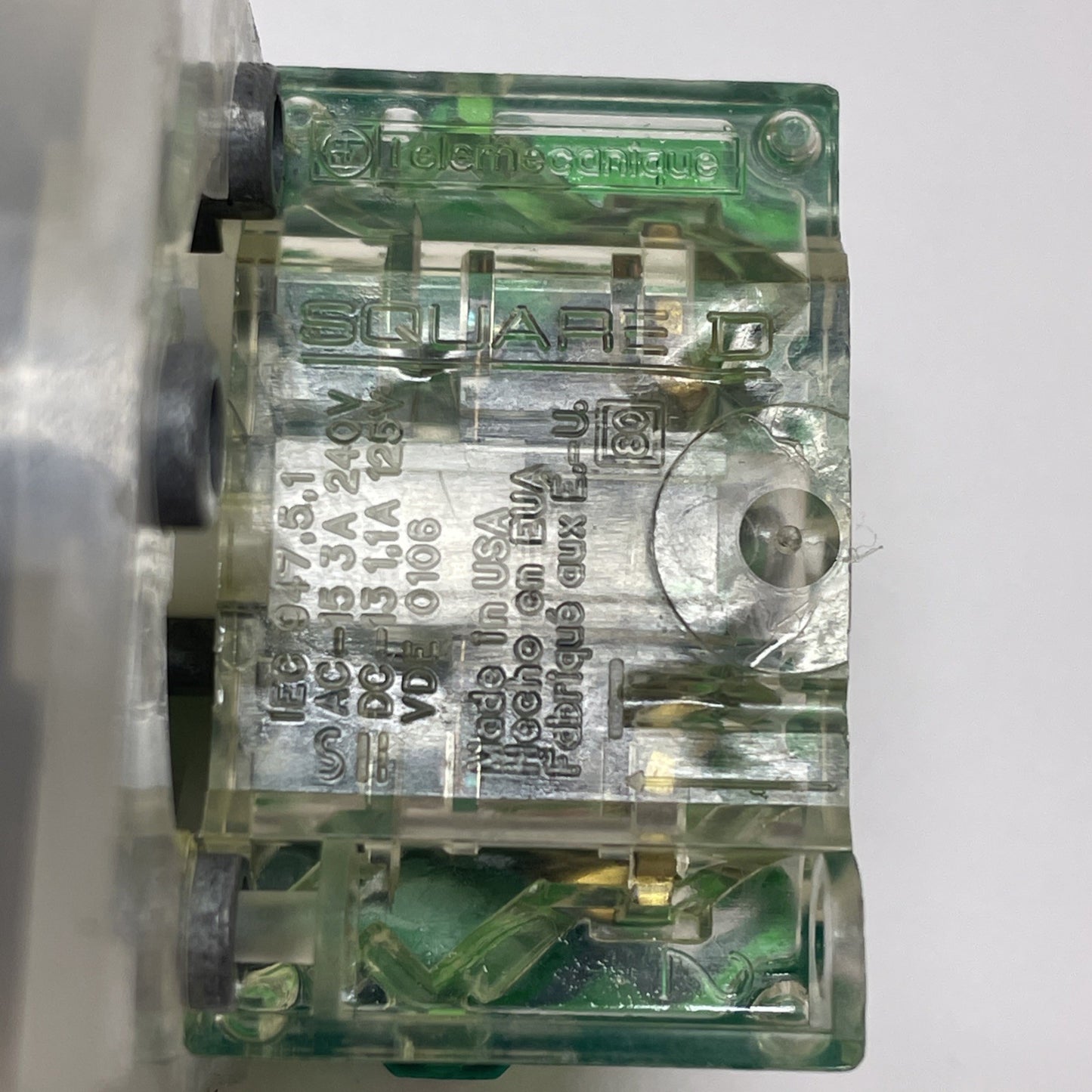 Schneider 9001-KA2 Industrial Pushbutton w/ Contact Block 1-Pole