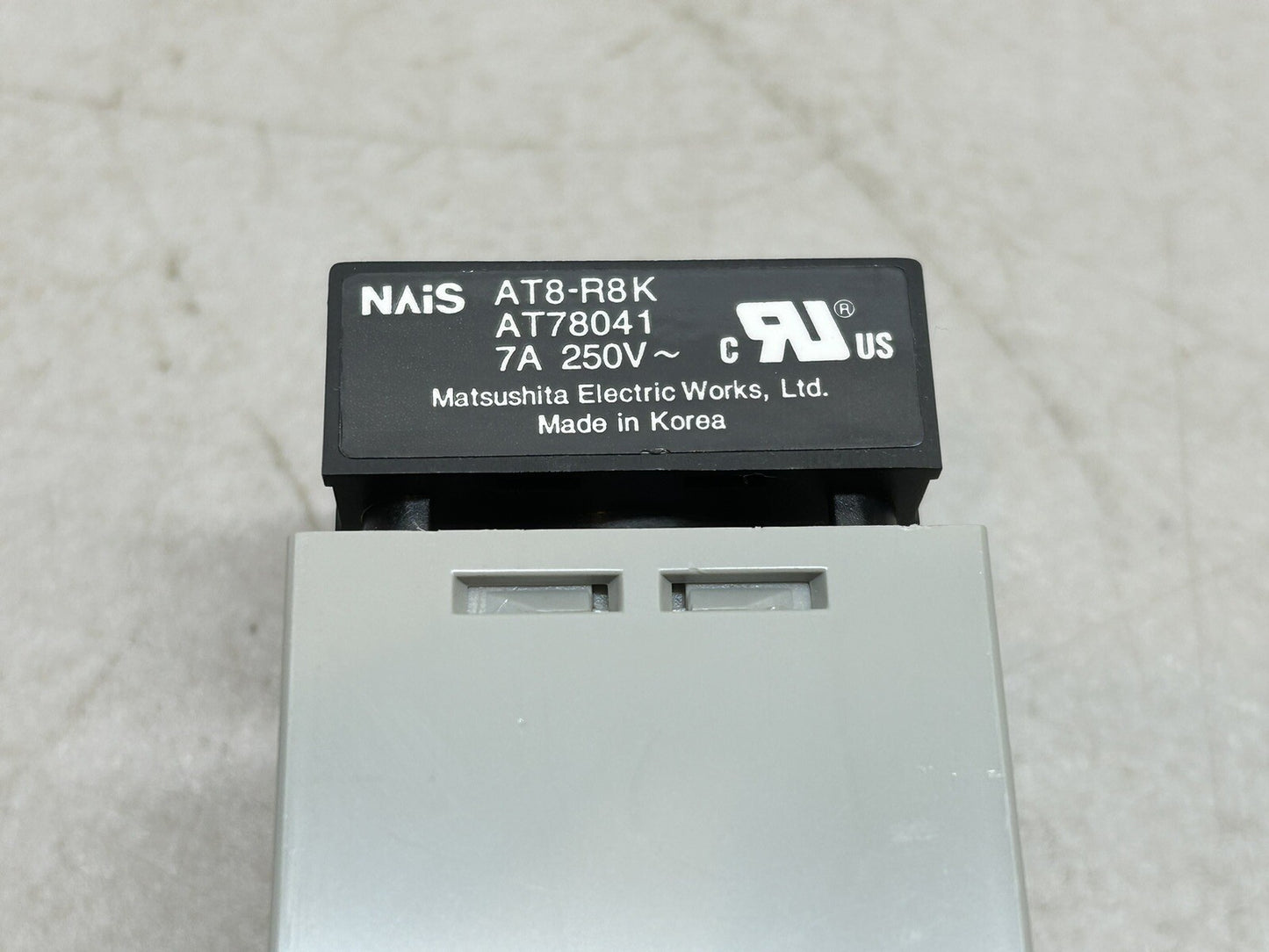 NAIS AQM4325 / QM4HG-U1C-240V DIGITAL TIMER WITH AT78041 SOCKET RELAY / NEW