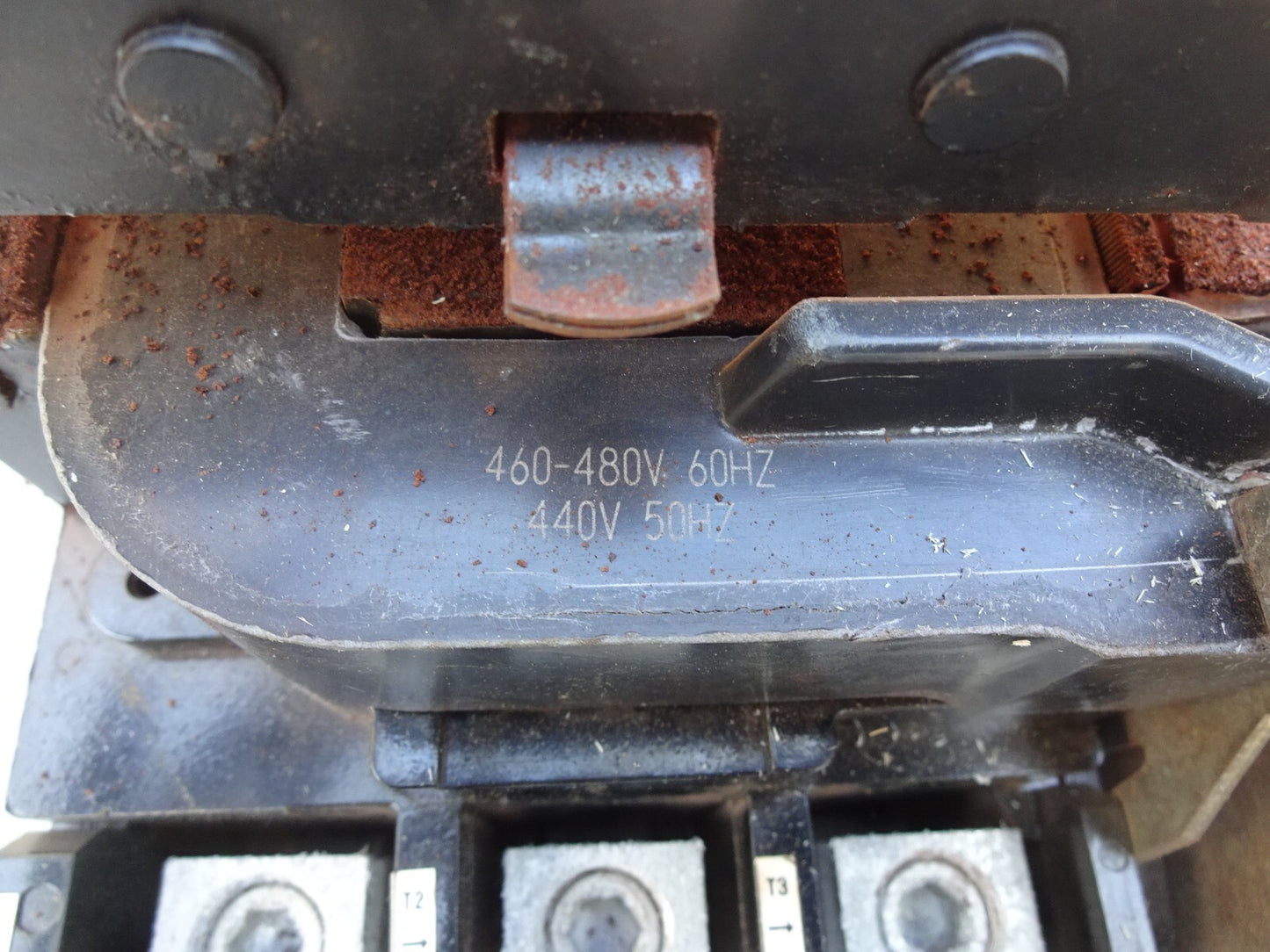 GE CR305F0 / SIZE 4 CONTACTOR 480 VAC COIL 600 VAC 100 HP 135 AMPS 3 PHASE