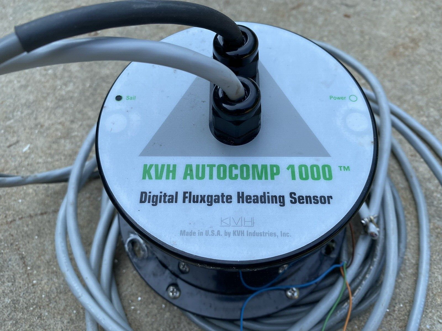 KVH 02-0374 AUTOCOMP 1000 SAILCOMP / 103AC DIGITAL FLUXGATE HEADING SENSOR