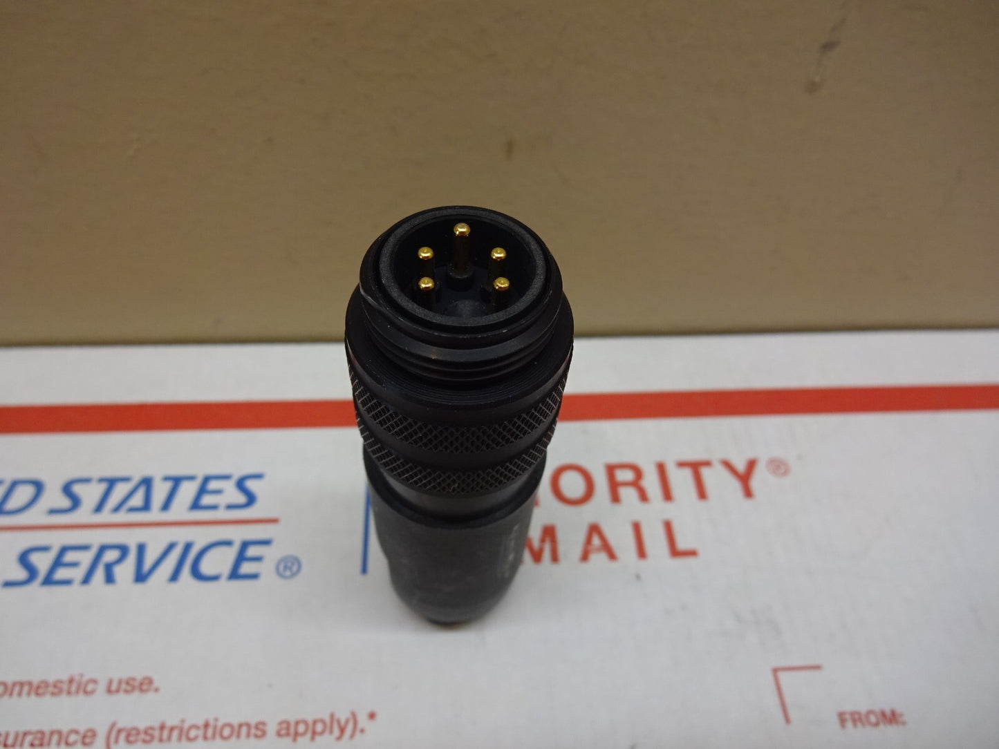 BINDER 820 99 2445 134 05 / 210991455 SERIES 820 MALE 7/8" CABLE CONNECTOR / NEW