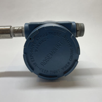 Rosemount Model 444RL2D1A2NA RTD Temp Transmitter Span 70/210 °C