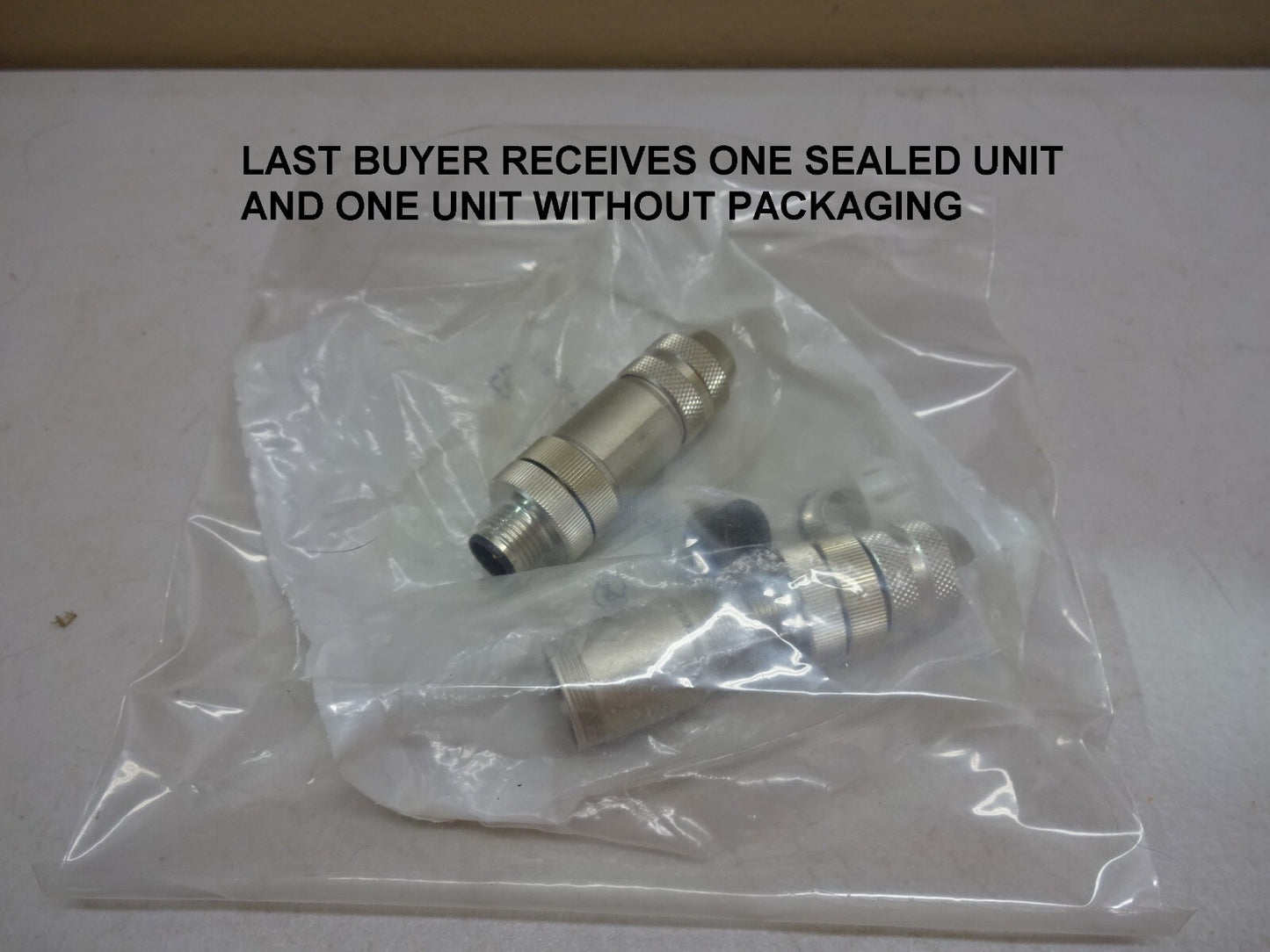 SIEMENS 715-99-1437-840-05 MALE M12 CONNECTOR CABLE OUTLET 6-8MM / LOT OF 2 NEW