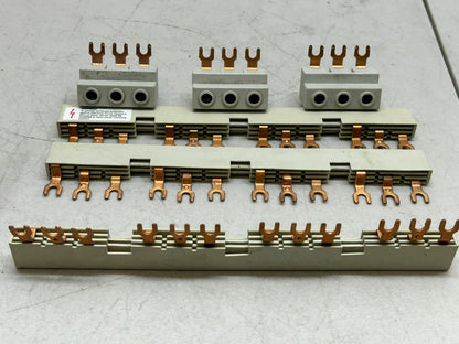 COMMONING LINKS / 3 PHASE / 4 DEVICES / WITH LINK FEEDER TERMINALS / LOT OF 6