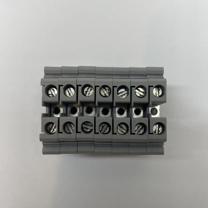 (Lot of 7) Phoenix Contact Terminal Block Type UK6N 600V 50A