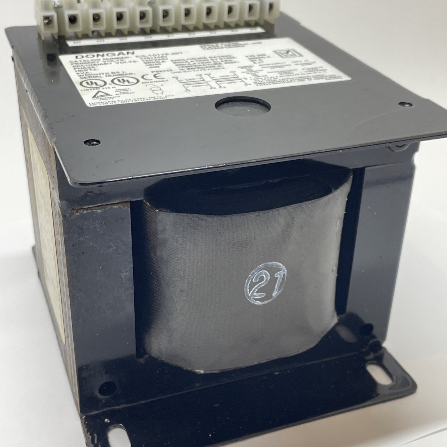 Dongan ES-10178.287 Control Transformer 0.600 kVA 120/240 V