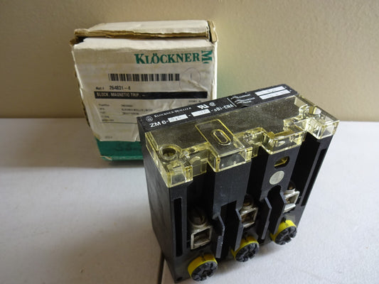 KLOCKNER MOELLER ZM666320BICNA ZM6-6,6-32-0BI-CNA / OVERLOAD RELAY / 16-32 NEW