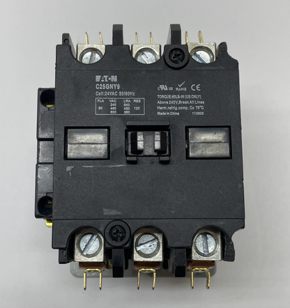 Eaton C25GNY9 3-Pole Definite Purpose Contactor 120A
