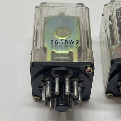 (LOT OF 3) OMRON  MK3EP-UA-DC110  Plug-in General Purpose Relay 110 VDC 10 A