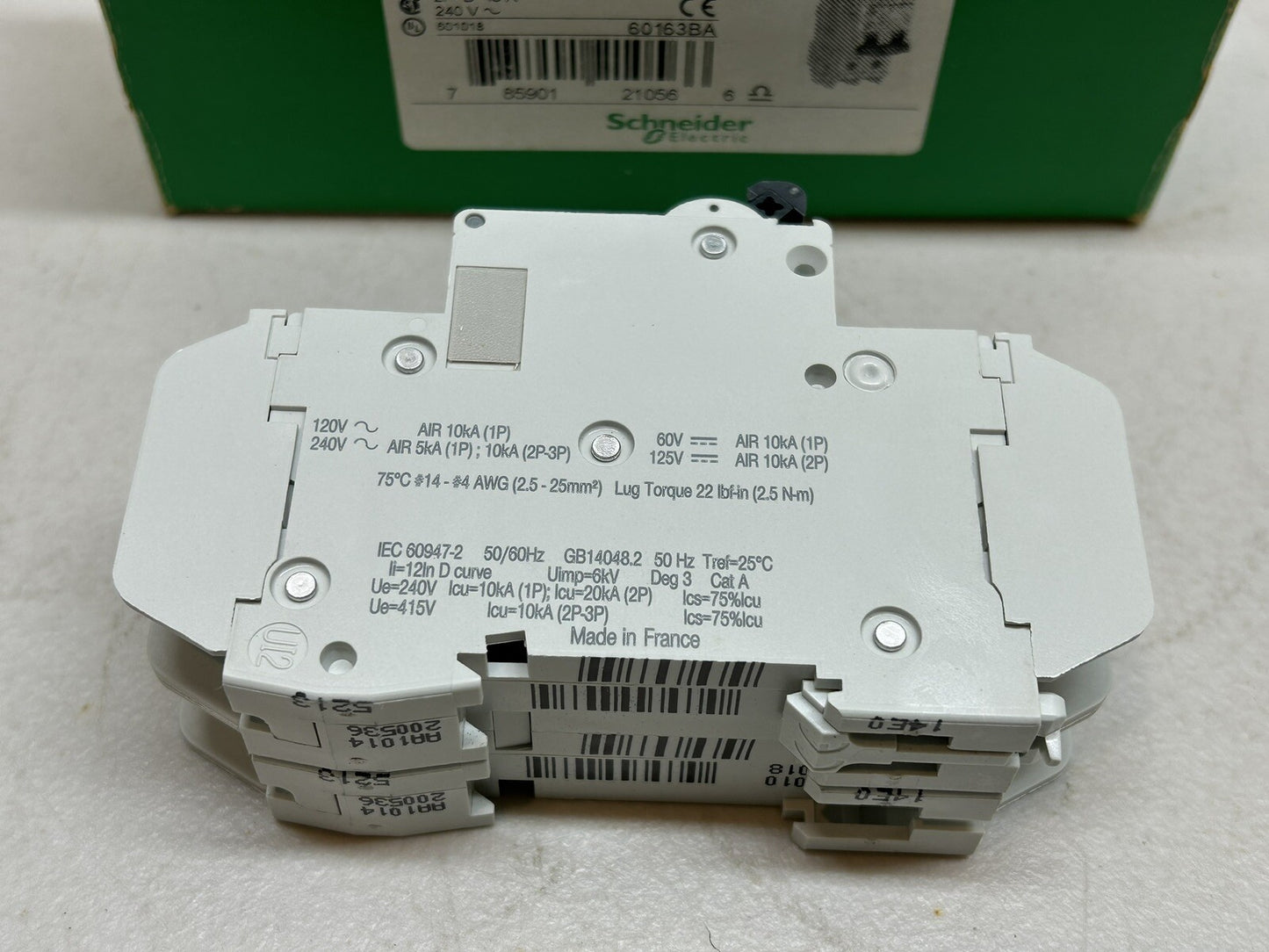 SCHNEIDER ELECTRIC 60163 MULTI 9 C60 240V / 2P 15A CIRCUIT BREAKER / NEW