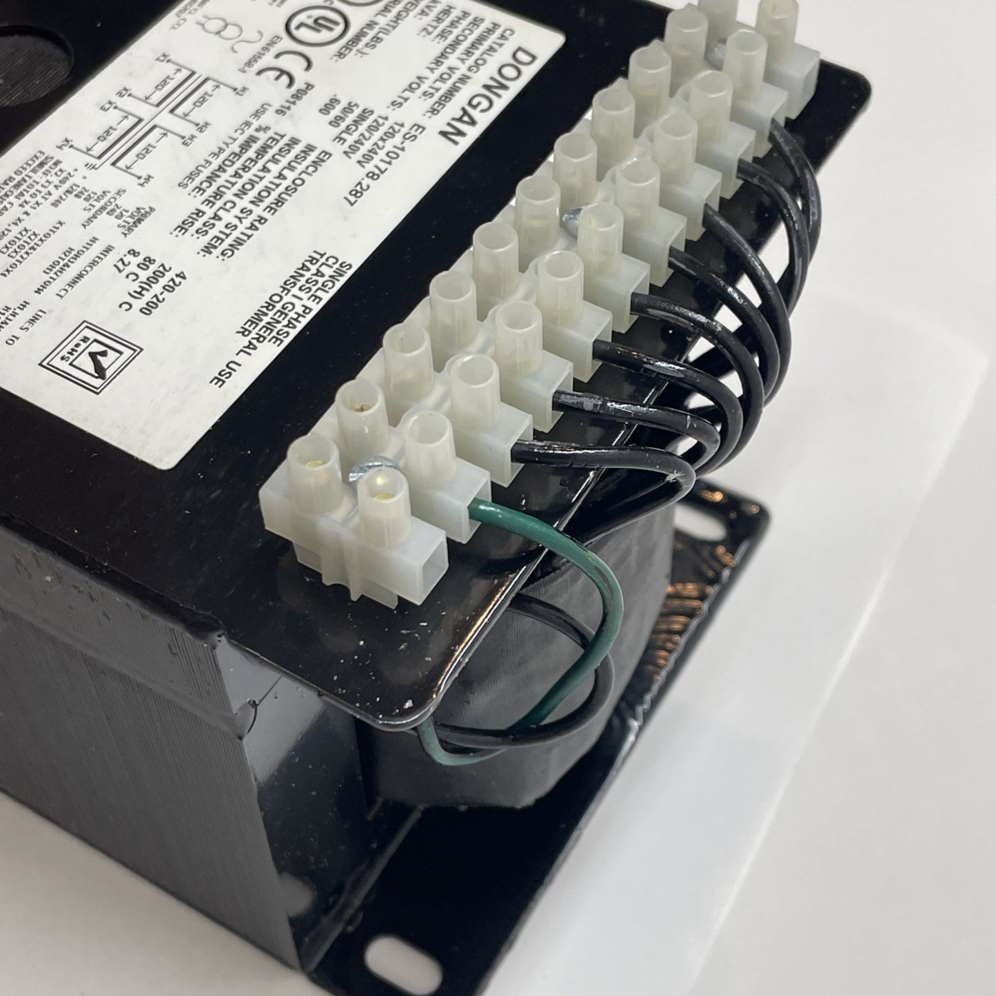 Dongan ES-10178.287 Control Transformer 0.600 kVA 120/240 V