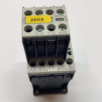 SIEMENS 3RT1016-1BB41 CONTACTOR w/ 3RH1911-1HA12